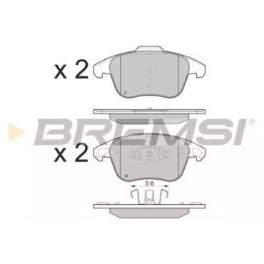 Гальмівні колодки передні BREMSI bp3330