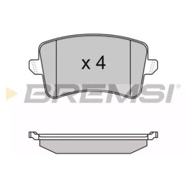 Тормозные колодки задние BREMSI bp3349