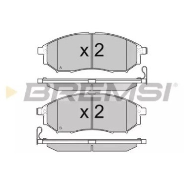 Гальмівні колодки передні BREMSI bp3350