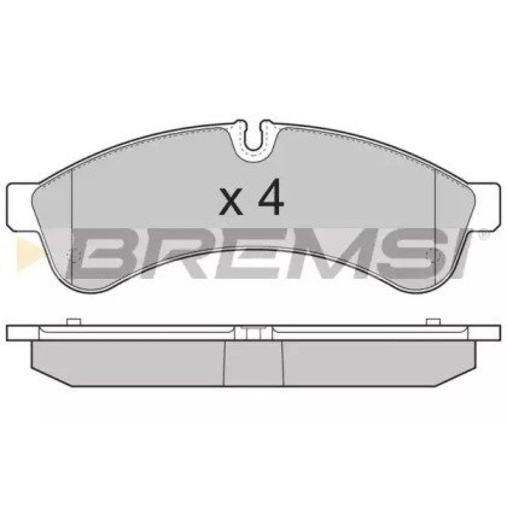 Тормозные колодки задние BREMSI bp3365