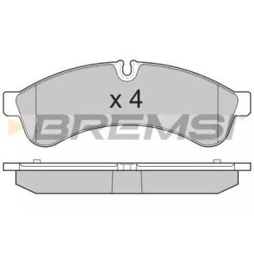 Тормозные колодки задние BREMSI bp3365