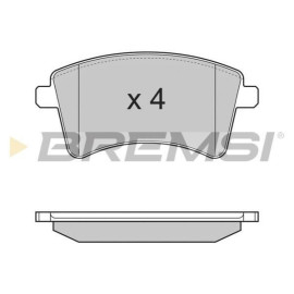 BREMSI bp3367 Тормозные колодки передние BREMSI bp3367