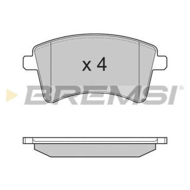 Гальмівні колодки передні BREMSI bp3367