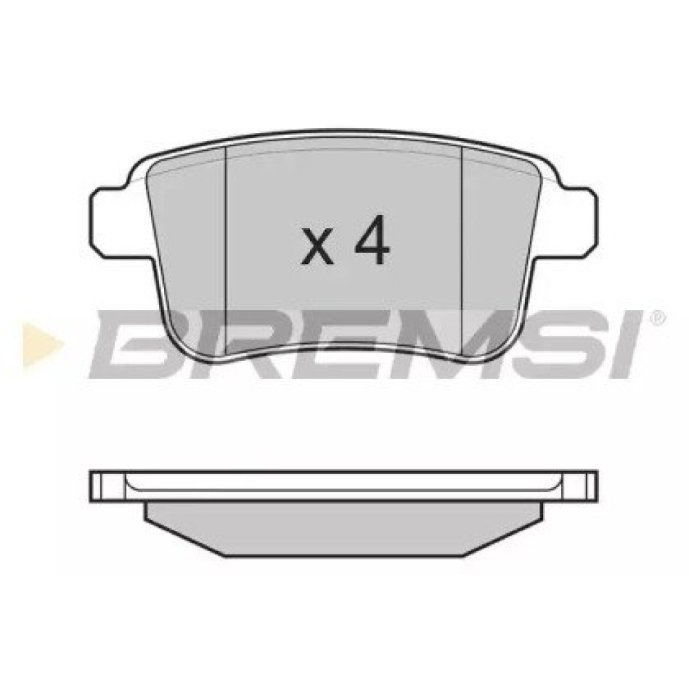 Гальмівні колодки BREMSI bp3368