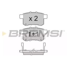 BREMSI bp3370 Гальмівні колодки задні BREMSI bp3370