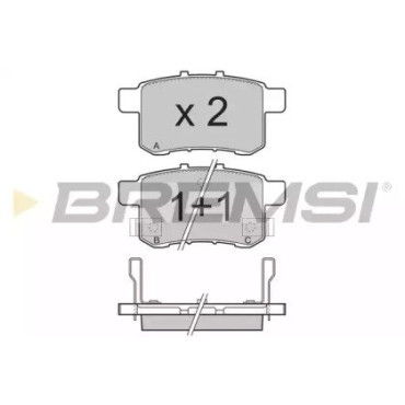 Гальмівні колодки задні BREMSI bp3370