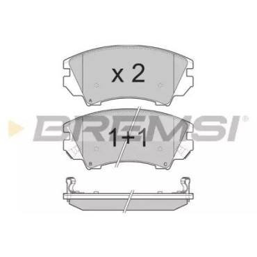 Тормозные колодки передние BREMSI bp3377