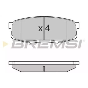 Тормозные колодки задние BREMSI bp3382