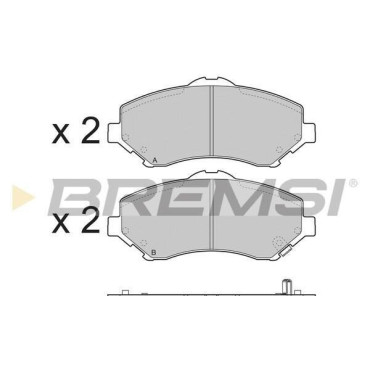 Тормозные колодки BREMSI bp3396
