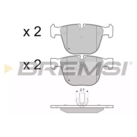 BREMSI bp3410 Тормозные колодки задние BREMSI bp3410