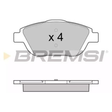 Гальмівні колодки передні BREMSI bp3428