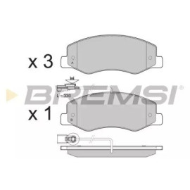 BREMSI bp3440 Тормозные колодки задние спарка BREMSI bp3440