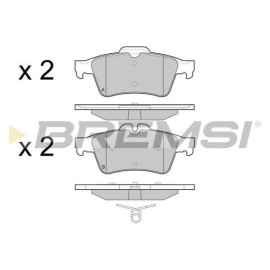 Тормозные колодки задние BREMSI bp3465