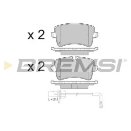 BREMSI bp3493 Тормозные колодки задние BREMSI bp3493