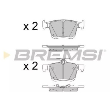 Гальмівні колодки задні BREMSI bp3518