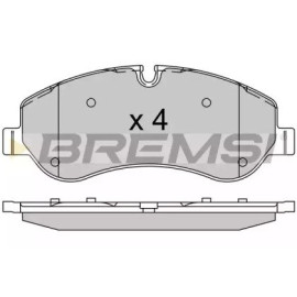 BREMSI bp3525 Тормозные колодки передние BREMSI bp3525