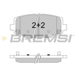 Тормозные колодки задние BREMSI bp3544