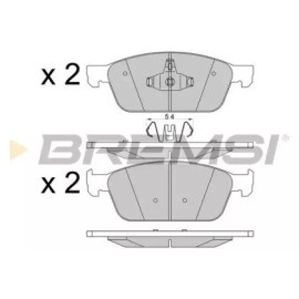 Тормозные колодки передние BREMSI bp3546