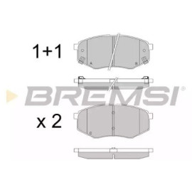 Гальмівні колодки передні BREMSI bp3547