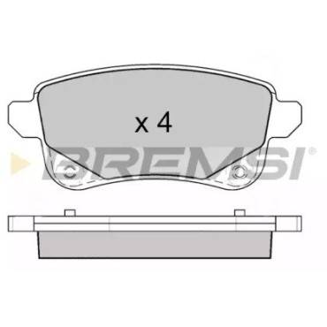 Тормозные колодки задние BREMSI bp3645