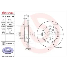 Гальмівний диск BREMBO 09c92921