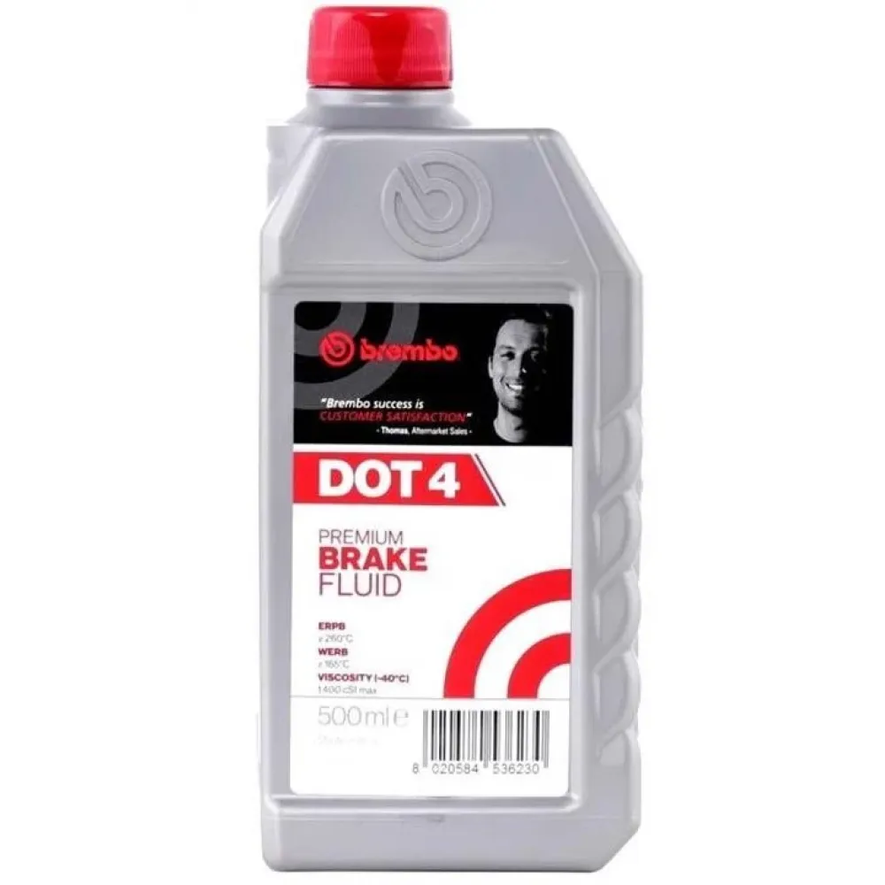 Гальмівна рідина PRIME LINE - DOT 4 (0,5L) BREMBO l04005