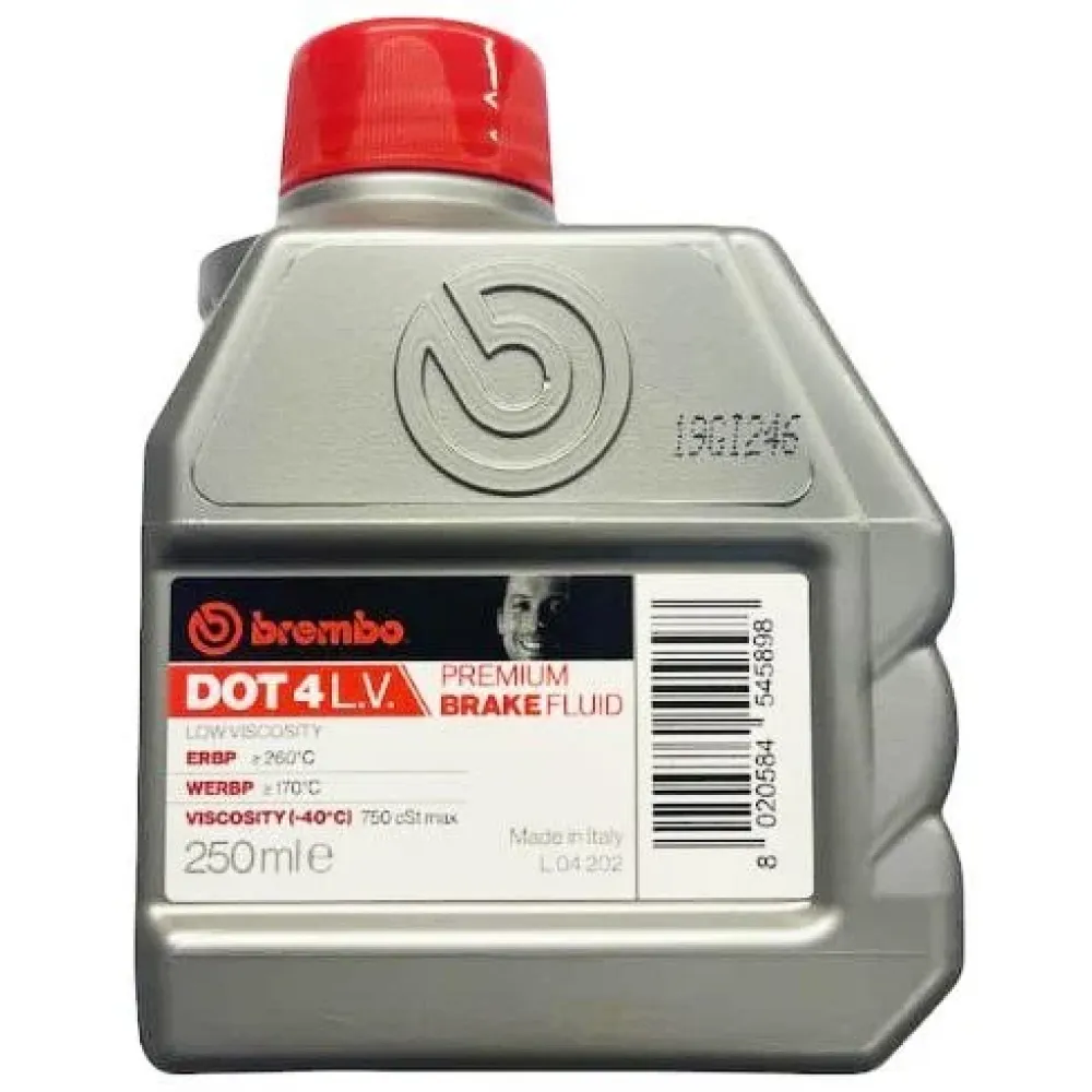 Гальмівна рідина PRIME DOT 4 LV (0,25L) BREMBO la4202