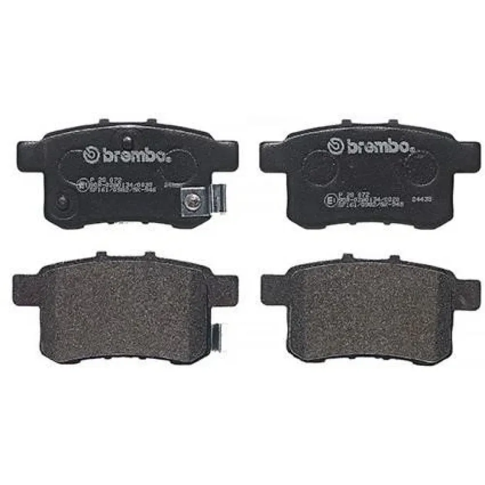 Тормозные колодки задние BREMBO p28072