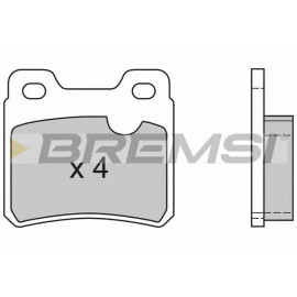 Тормозные колодки задние BREMSI bp2418