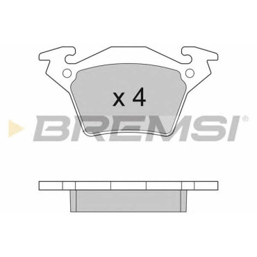 Гальмівні колодки задні BREMSI bp2880