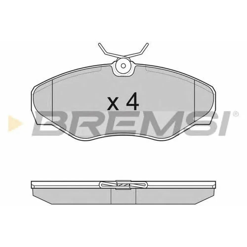 Гальмівні колодки BREMSI bp3012