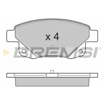 Гальмівні колодки задні BREMSI bp3275