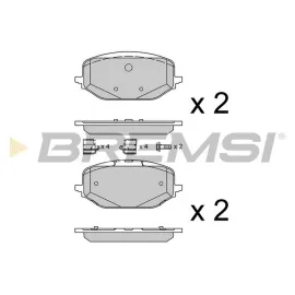 Тормозные колодки BREMSI bp3952