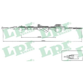 Трос сцепления LPR c0103c