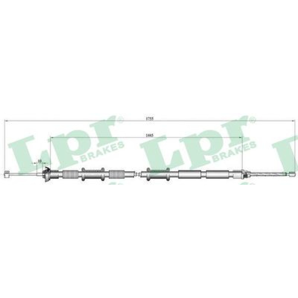 Трос ручного гальма LPR c0169b
