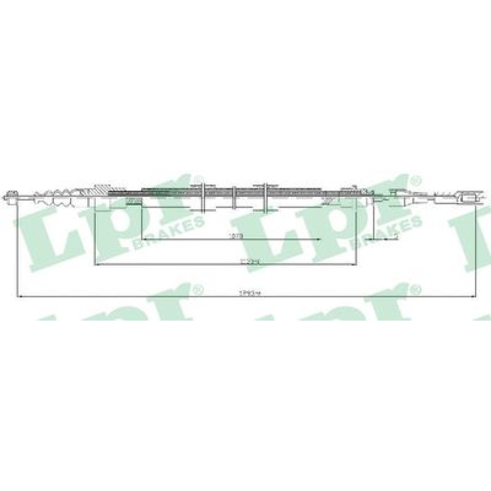 Трос ручного гальма LPR c0258b