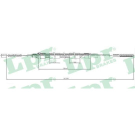Трос ручного гальма LPR c0931b
