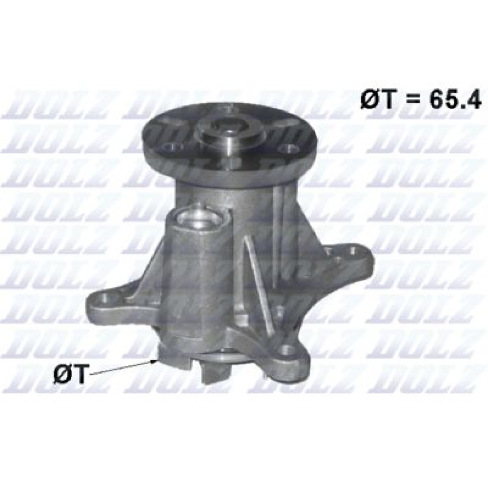 Водяной насос CITROEN C5/407/607 2.7HDI 04>> DOLZ c137