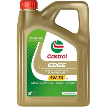 Масло моторное Egde 5W-30 LL, 4л. CASTROL 15668e