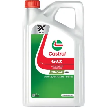 Моторна олива GTX 10W-40 A3/B4 5 л CASTROL 15f8fc