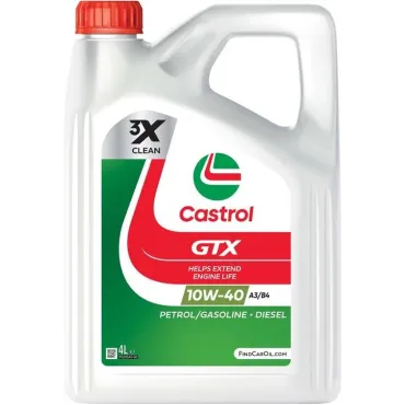 Моторна олива GTX 10W-40 A3/B4 4 л CASTROL 15f8fd