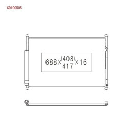 Конденсатор без хладогена Koyorad cd100505