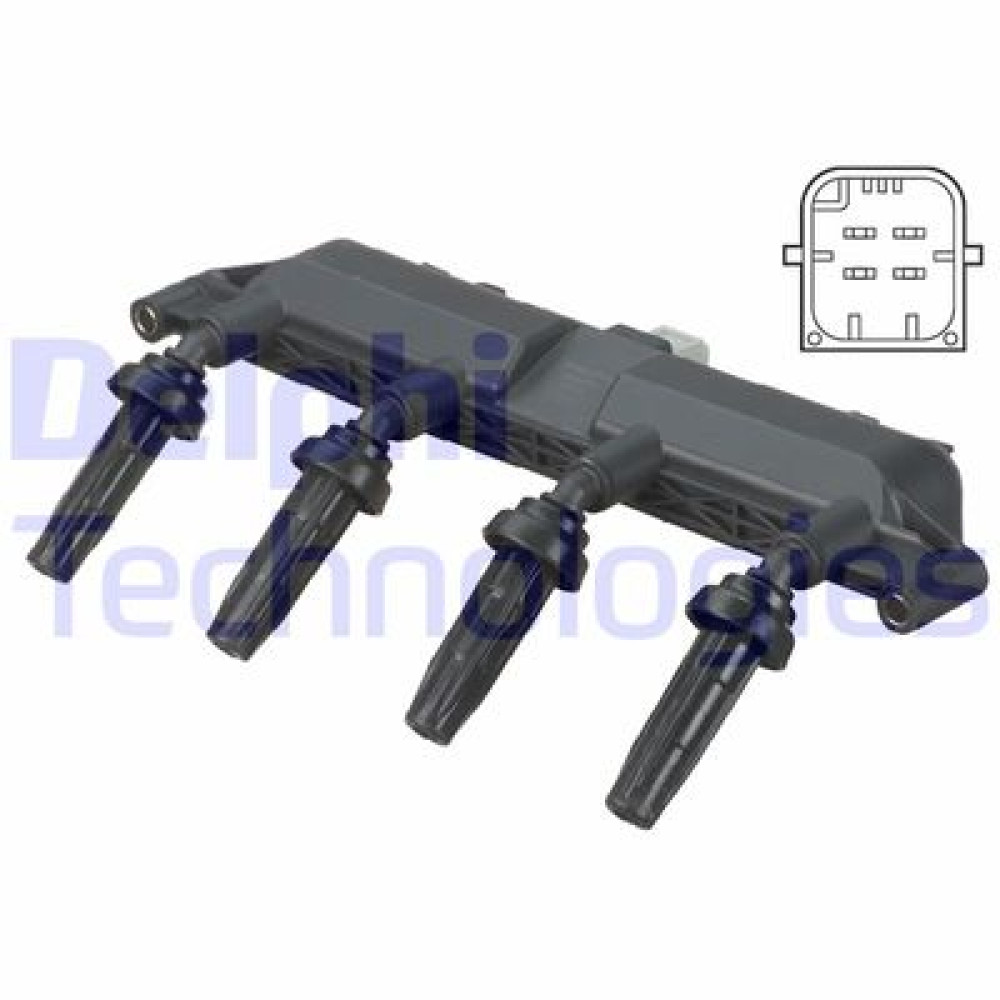 Катушка системы зажигания DELPHI ce2001112b1