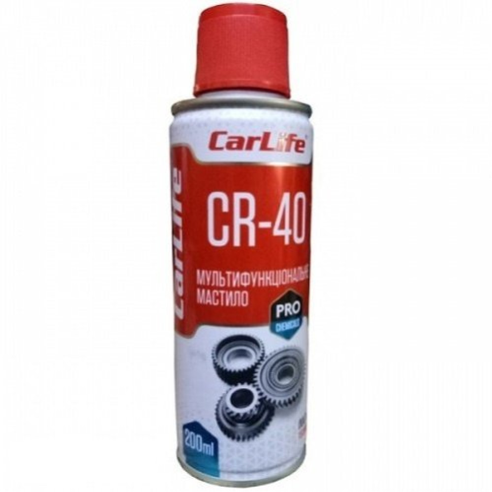 Мультифункціональне мастило MULTIFUNCTIONAL LUBRICANT CR-40,200ml CARLIFE cf202