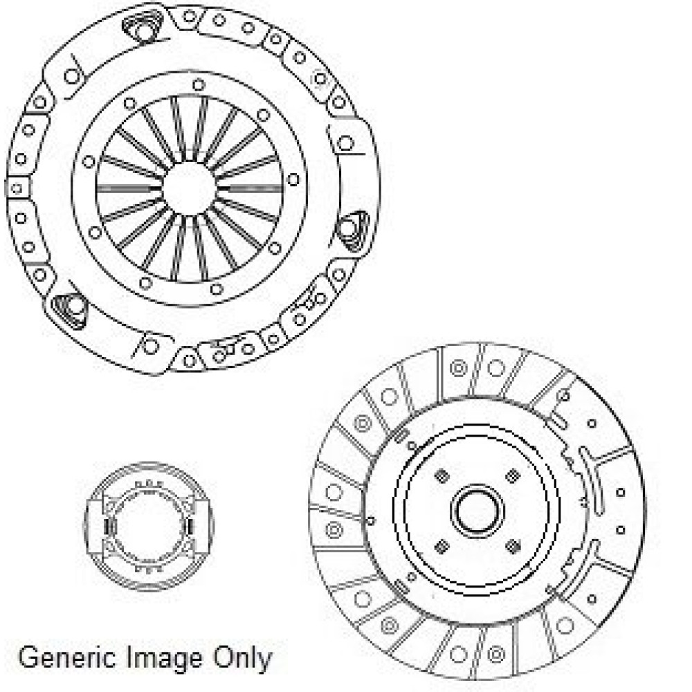 Комплект зчеплення з вижимним NATIONAL ck10233