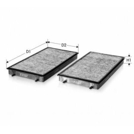 Фільтр салону вугільний 2 шт. TECNECO ck3139c2
