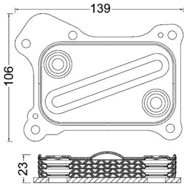Радиатор масла MAHLE clc190000s