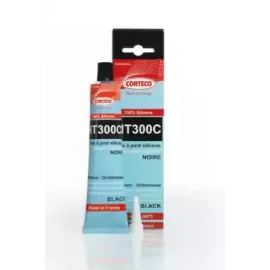 Герметик моторний (-65C +300C) 80мл (чорний) CORTECO ht300c