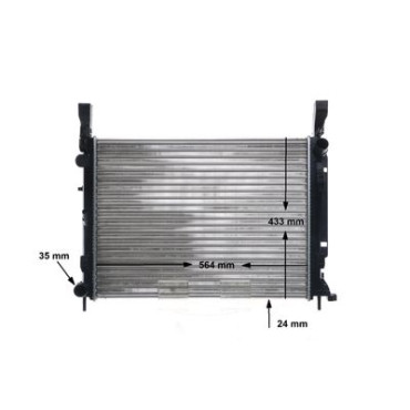Радиатор охлаждения двигателя MAHLE cr1154000s