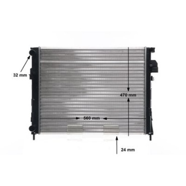 Радіатор охолодження двигуна MAHLE cr1504000s